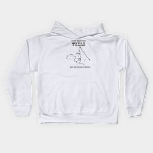 Lore Boys Check on Texas Kids Hoodie